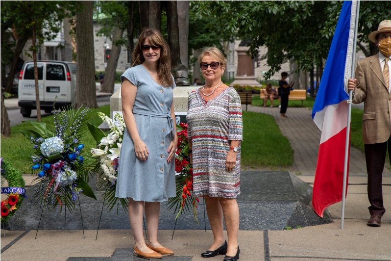 Fondation Lionel-Groulx, Mme Myriam D'Arcy et Mme Micheline Paradis.